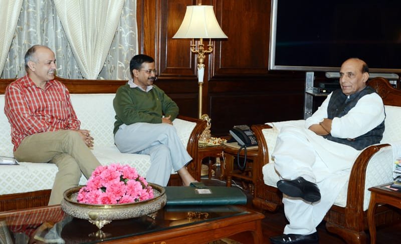 The Chief Minister of Delhi, Shri Arvind Kejriwal calling on the Union Home Minister,…