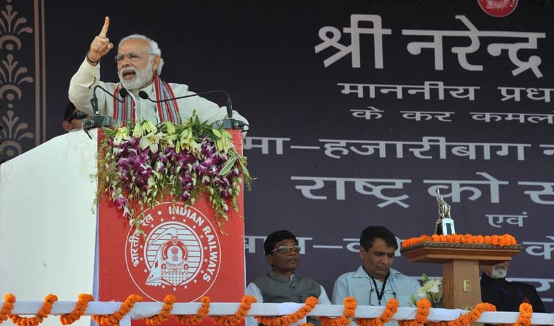 The Prime Minister, Shri Narendra Modi addressing at the inauguration of the…