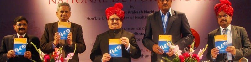 The Union Minister for Health & Family Welfare, Shri Jagat Prakash Nadda launching..