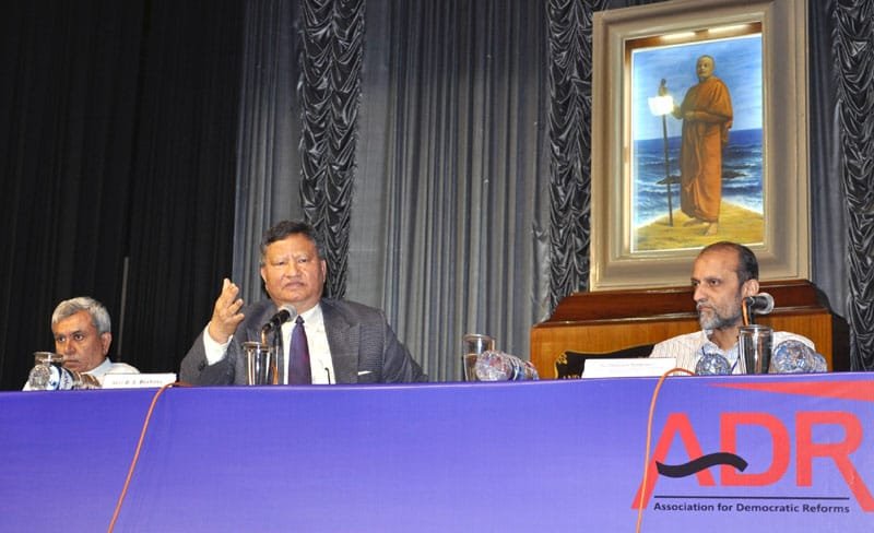 The Chief Election Commissioner, Shri H.S. Bramha interacting with media persons at..