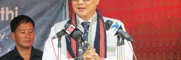 The Minister of State for Home Affairs, Shri Kiren Rijiju addressing at the inauguration of..