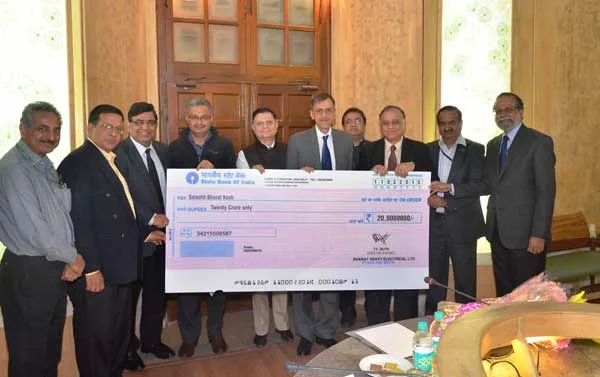 BHEL CONTRIBUTES RS. 20 CRORES TO SWACHH BHARAT KOSH