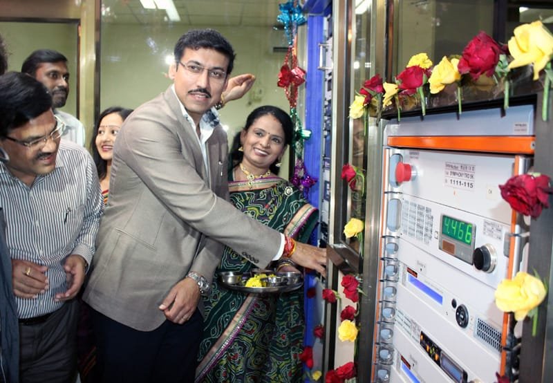 The Minister of State for Information & Broadcasting, Col. Rajyavardhan Singh Rathore inaugurating..