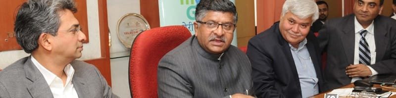 The Union Minister for Communications & Information Technology, Shri Ravi Shankar Prasad..