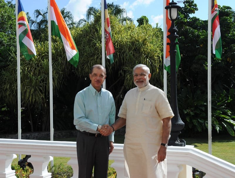 The Prime Minister, Shri Narendra Modi One-to-One meeting the President of Seychelles,…