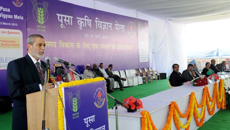 The Addl. Secretary, Ministry of Agriculture, Shri Siraj Hussain addressing at the Pusa Krishi Vigyan Mela 2015, in New Delhi