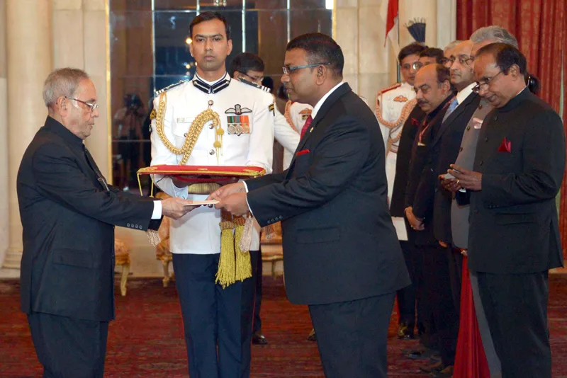 The High Commissioner-designate of the Republic of Maldives, Mr. Ahmed Mohamed..
