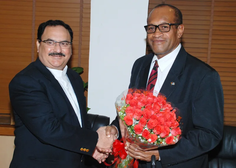 The Minister of Health and Medical Services of Fiji, Mr. Jone Usamte calls on the…