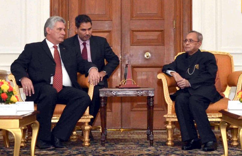 The First Vice President of Republic of Cuba, Mr. Miguel Diaz-Canel Bermudez Mario..