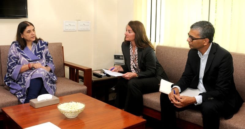 Mrs. Melinda Gates, co-chair of the Bill & Melinda Gates Foundation ..