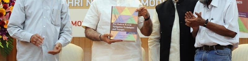 The Prime Minister, Shri Narendra Modi launches a book on “Pre-Modern Kutchi Navigation..