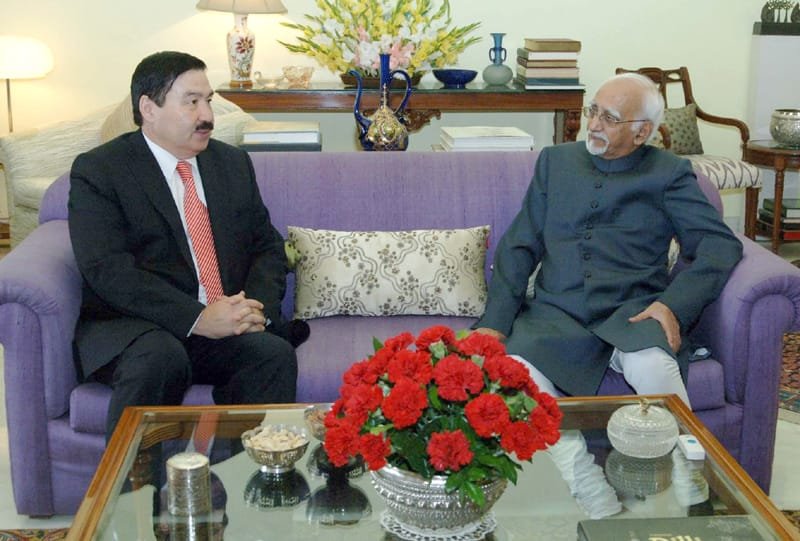 The Ambassador of Kazakhstan to India, Mr. Bulat Sarsenbayev meeting the ..