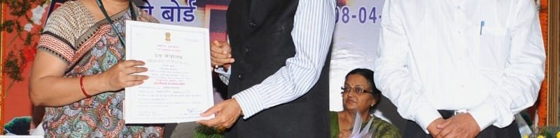 The Chairman, Railway Board, Shri A.K. Mital presented the merit certificates to ..