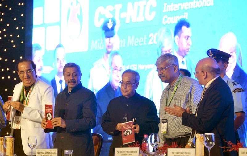 The President, Shri Pranab Mukherjee releasing a book at the inauguration of the..