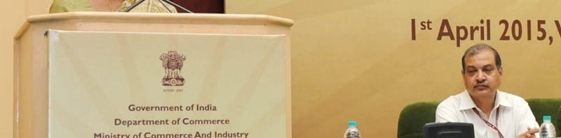 The Minister of State for Commerce & Industry (Independent Charge), Smt. Nirmala Sitharam..