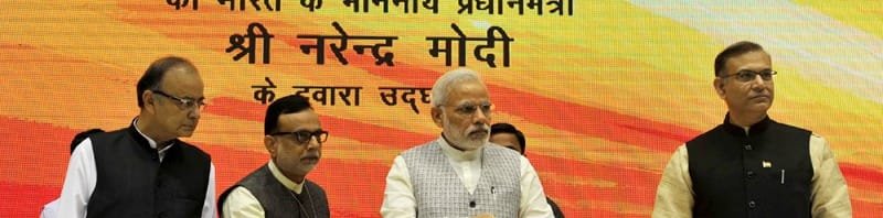 The Prime Minister, Shri Narendra Modi launching the Pradhan Mantri MUDRA ..