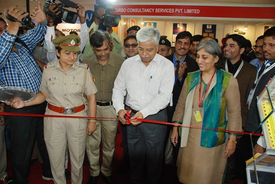 DELHI POLICE COMMISSIONER,B S BASSI INAUGRATES 2ND INTERNATIONAL POLICE EXPO
