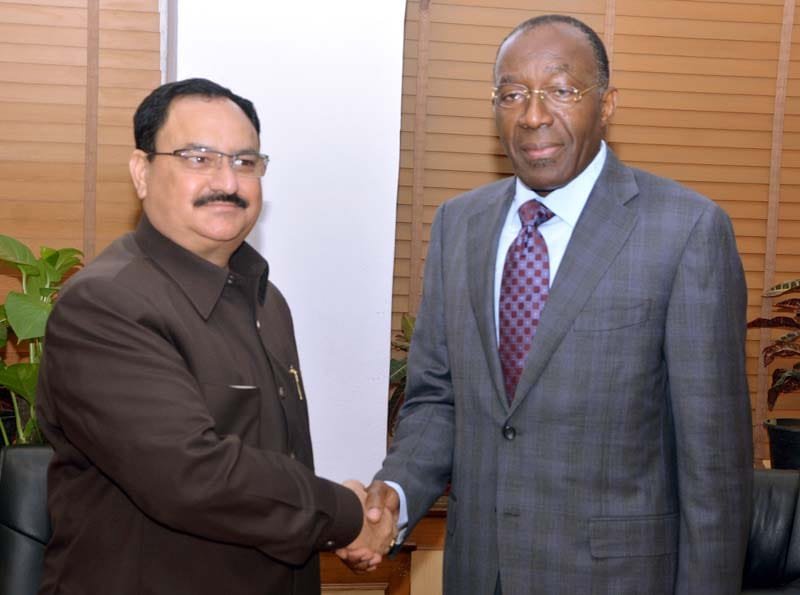 The Minister of Foreign Affairs and International Cooperation of Democratic Republic of Congo, ..