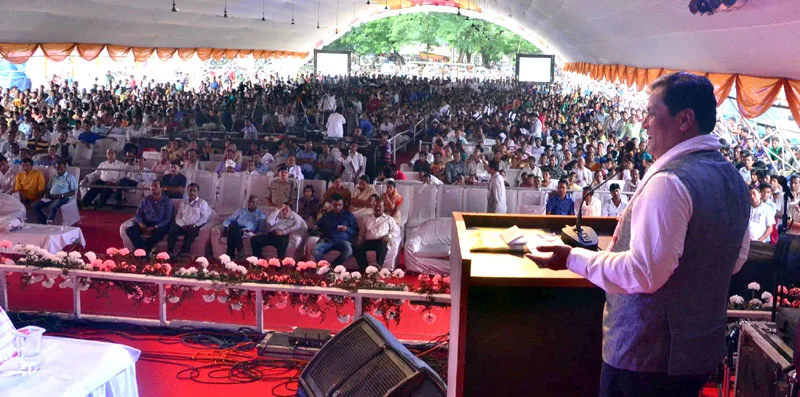 The Governor of Assam, Shri Padmanabha Balakrishna Acharya addressing at the North East ..