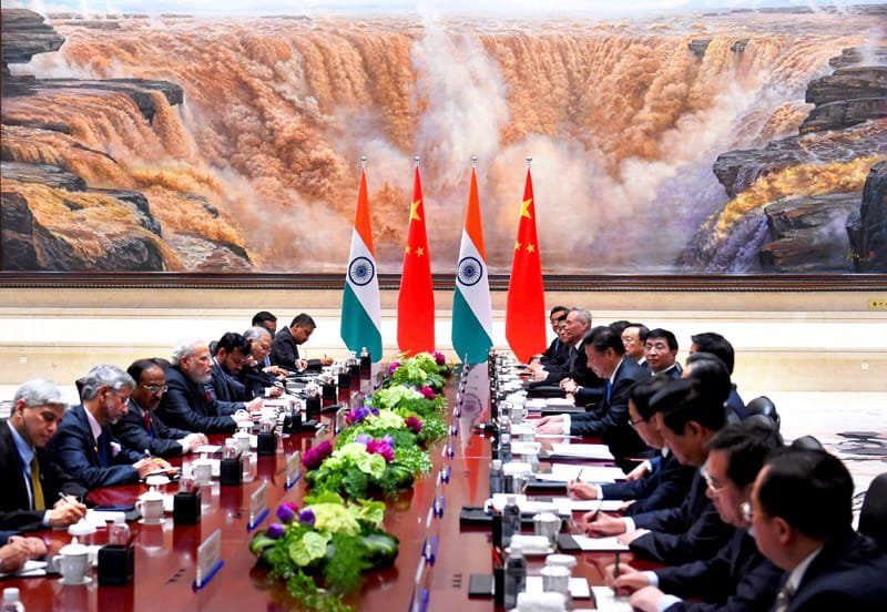 The Prime Minister, Shri Narendra Modi in Restricted Talks with the President of the ..