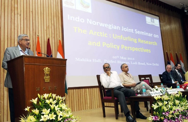 The Secretary, Ministry of Earth Sciences, Dr. Shailesh Nayak addressing at the..