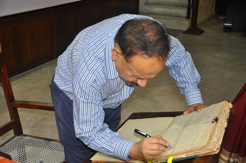 The Union Minister for Science & Technology and Earth Sciences, Dr. Harsh Vardhan ..