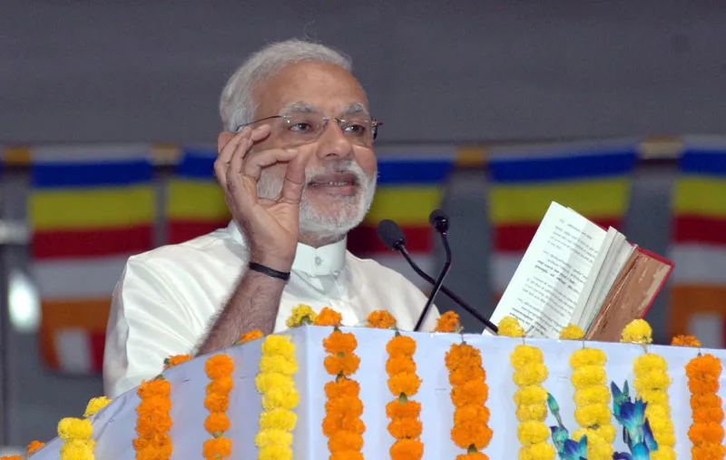 The Prime Minister, Shri Narendra Modi addressing at the ‘International Buddha Poornima Diwas ..