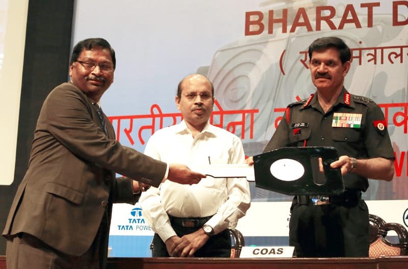 Ceremonial exchange of key of Akash Weapon System by the CMD, Bharat Dynamics ..