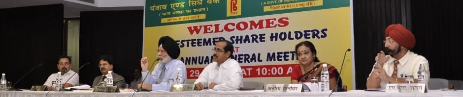 PUNJAB & SIND BANK 5TH AGM HELD
