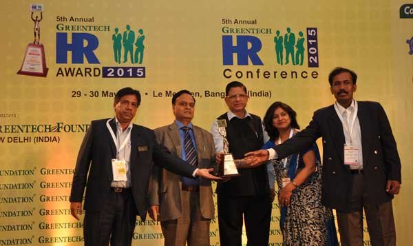 NSPCL -BHILLAI WINS “HR GREENTECH AWARDS 2015”
