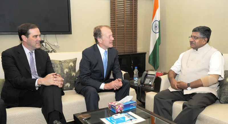 The Chairman of CISCO Systems Inc., Mr. John Chambers and the CEO Designate of..