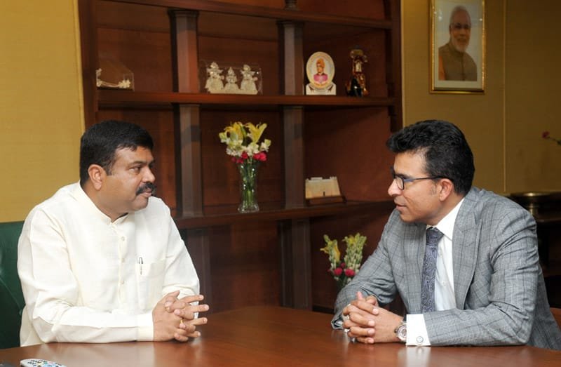 The Executive Director of Saudi Aramco, Mr. Ahmed Al Subaey meeting the …