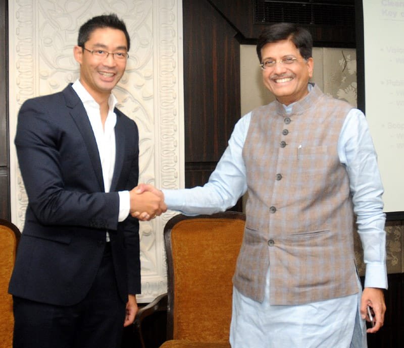 The MD, World Economic Forum, Mr. Philipp Roesler with the Minister of State…