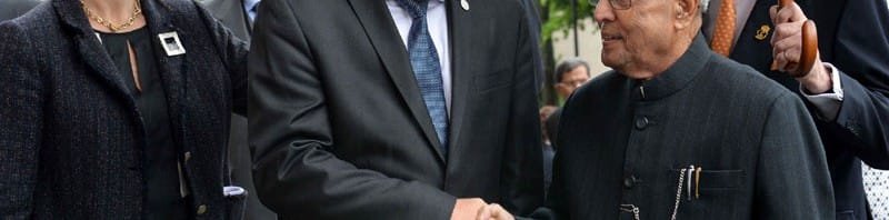 The President, Shri Pranab Mukherjee meeting the Speaker of the Riksdag, Mr. Uban Ahlin, at..