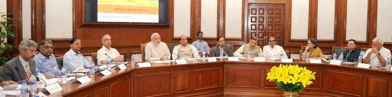 The Prime Minister, Shri Narendra Modi chairing a high-level meeting to review the..