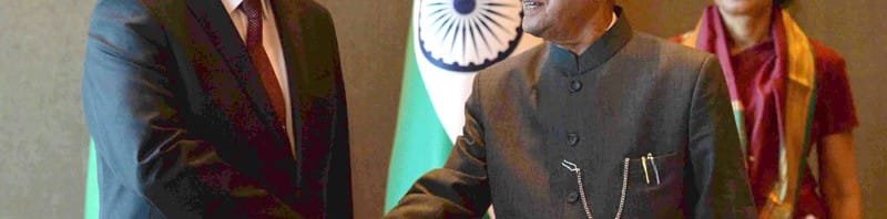 The Prime Minister of Belarus, Mr. Andrei Kobyakov meeting the President, ..