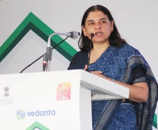 The Union Minister for Women and Child Development, Smt. Maneka Sanjay Gandhi ..