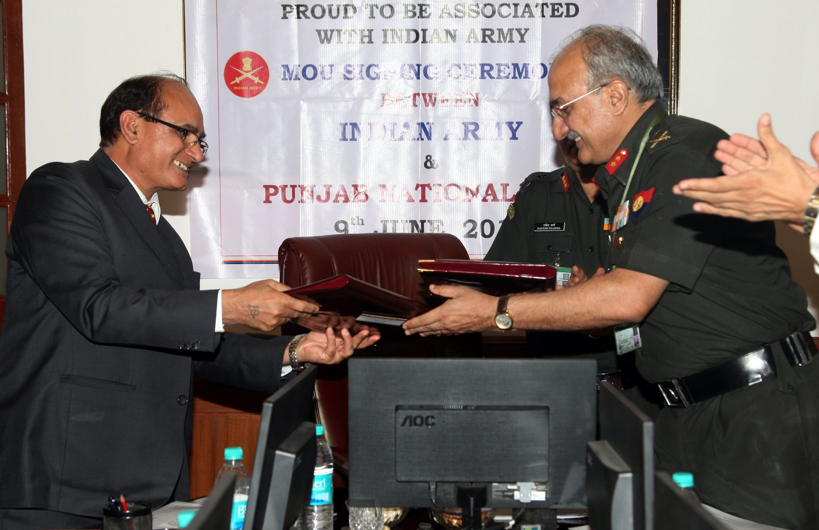 MOU SIGNED BETWEEN INDIAN ARMY AND PUNJAB NATIONAL BANK