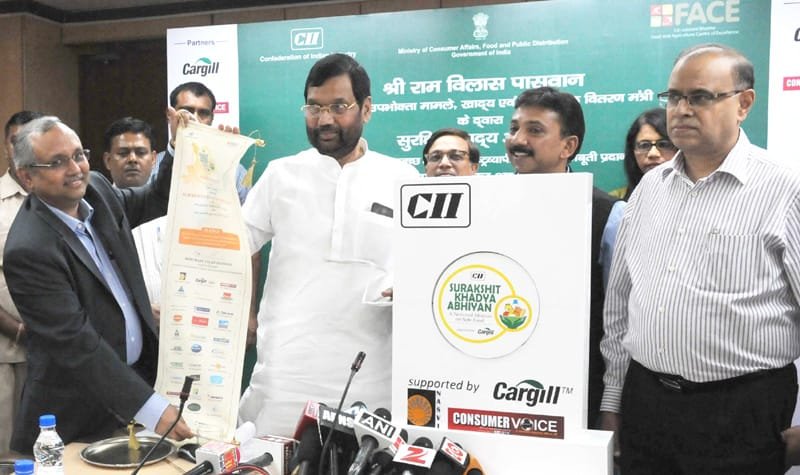 The Union Minister for Consumer Affairs, Food and Public Distribution, Shri Ram Vilas Paswan launching…
