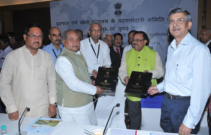 The CMD, KIOCL, Shri Malay Chatterjee and the CMD, MECL, Dr. Gopal Dhawan signed an..