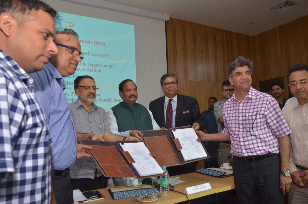 NTPC SIGNS JVA FOR PATRATU