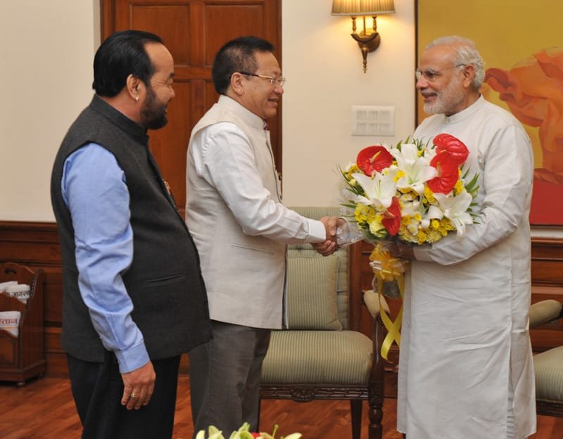 The Chief Minister of Nagaland, Shri T.R. Zeliang and the Home Minister of Nagaland, ..