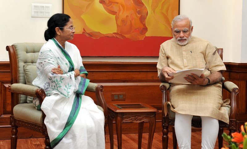 The Chief Minister of West Bengal, Ms. Mamata Banerjee calling on the Prime Minister,..