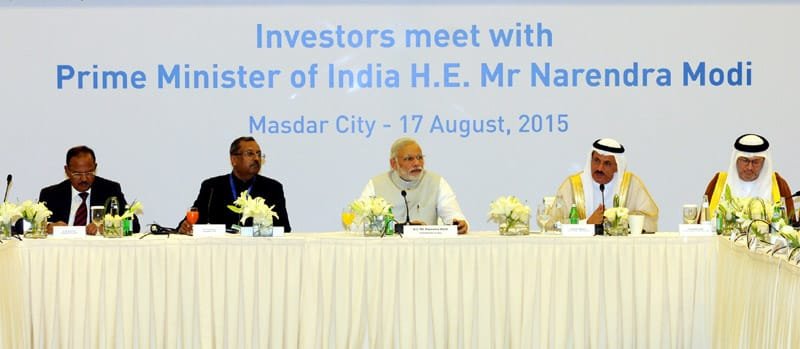 The Prime Minister, Shri Narendra Modi discusses the investments and collaborations ..