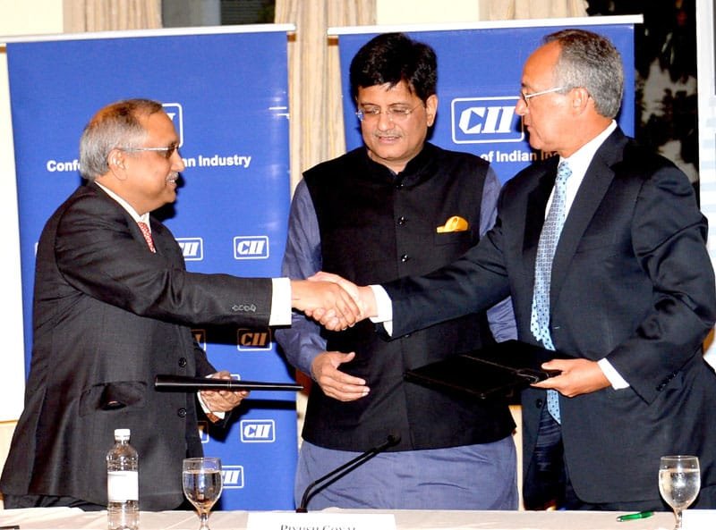 The Director General of CII, Mr. Chandrajit Banerjee and the Senior Vice President-Strategy, ..