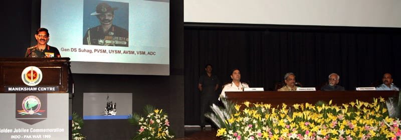 The Chief of Army Staff, General Dalbir Singh addressing at the “Tri-Services Seminar to ..