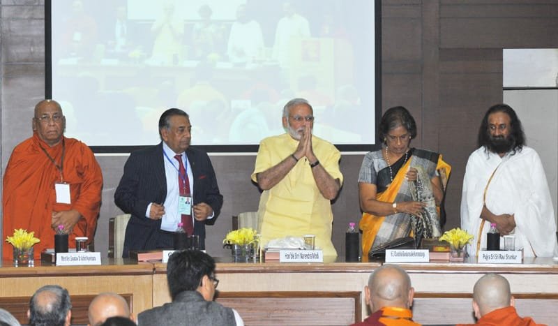 The Prime Minister, Shri Narendra Modi at the “Samvad”- Global Hindu-Buddhist Initiative..