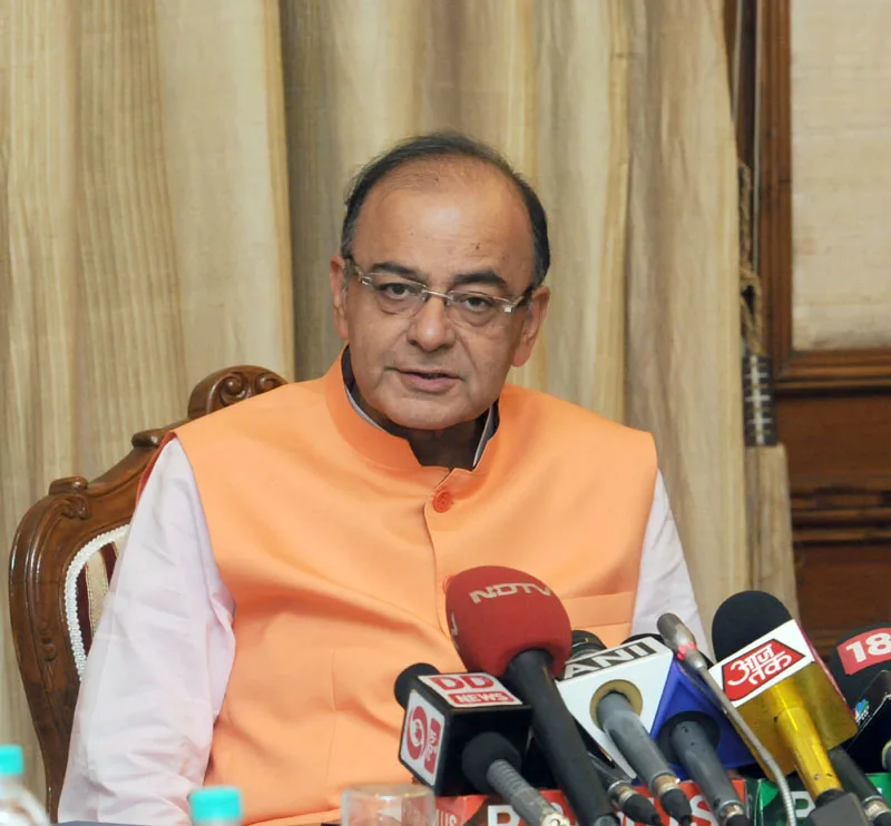 The Union Minister for Finance, Corporate Affairs and Information & Broadcasting, Shri Arun Jaitley ..