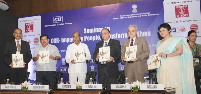 The Union Minister for Heavy Industries and Public Enterprises, Shri Anant Geete ..