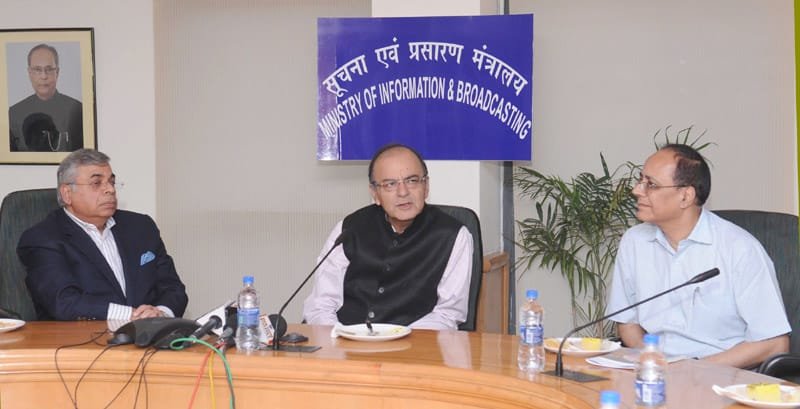 The Union Minister for Finance, Corporate Affairs and Information & Broadcasting, ..